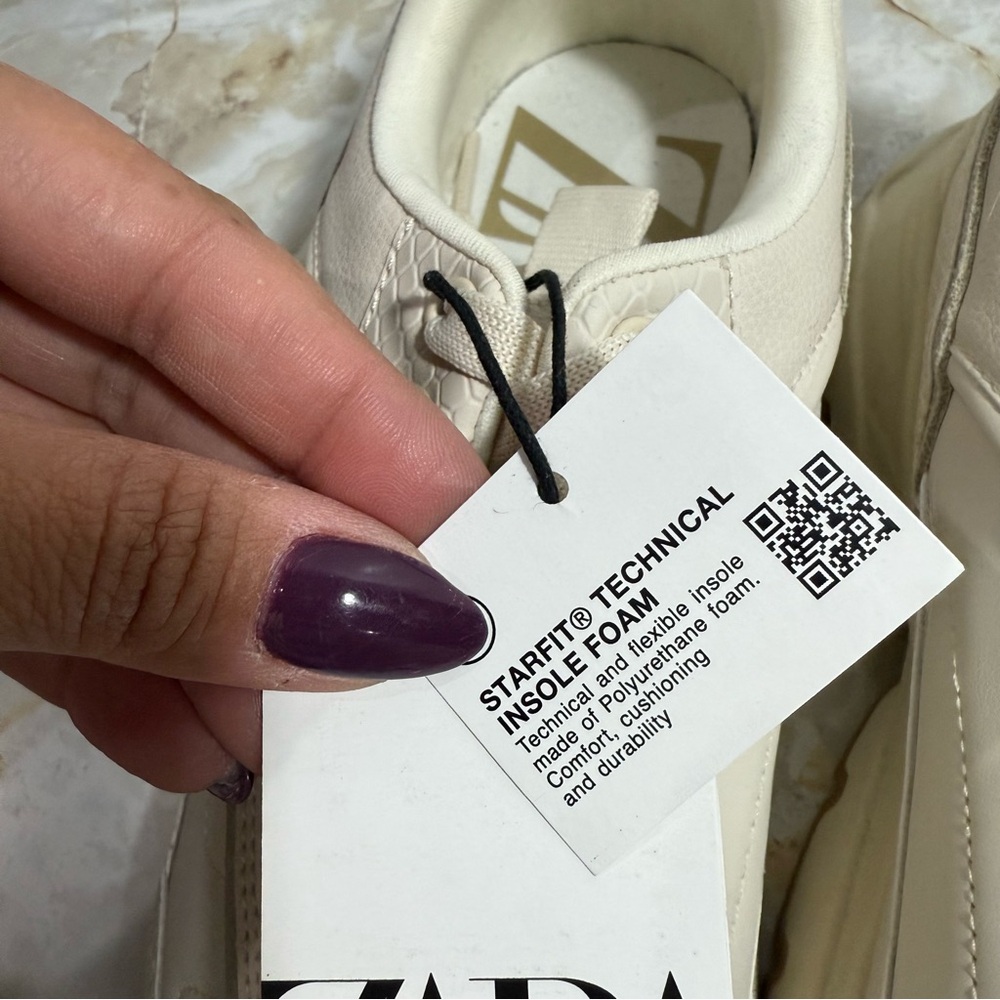 NWT Zara Women Single Running Shoes Size 8 Zara 39 Minimalist Chunky Dad Casual - Picture 4 of 13